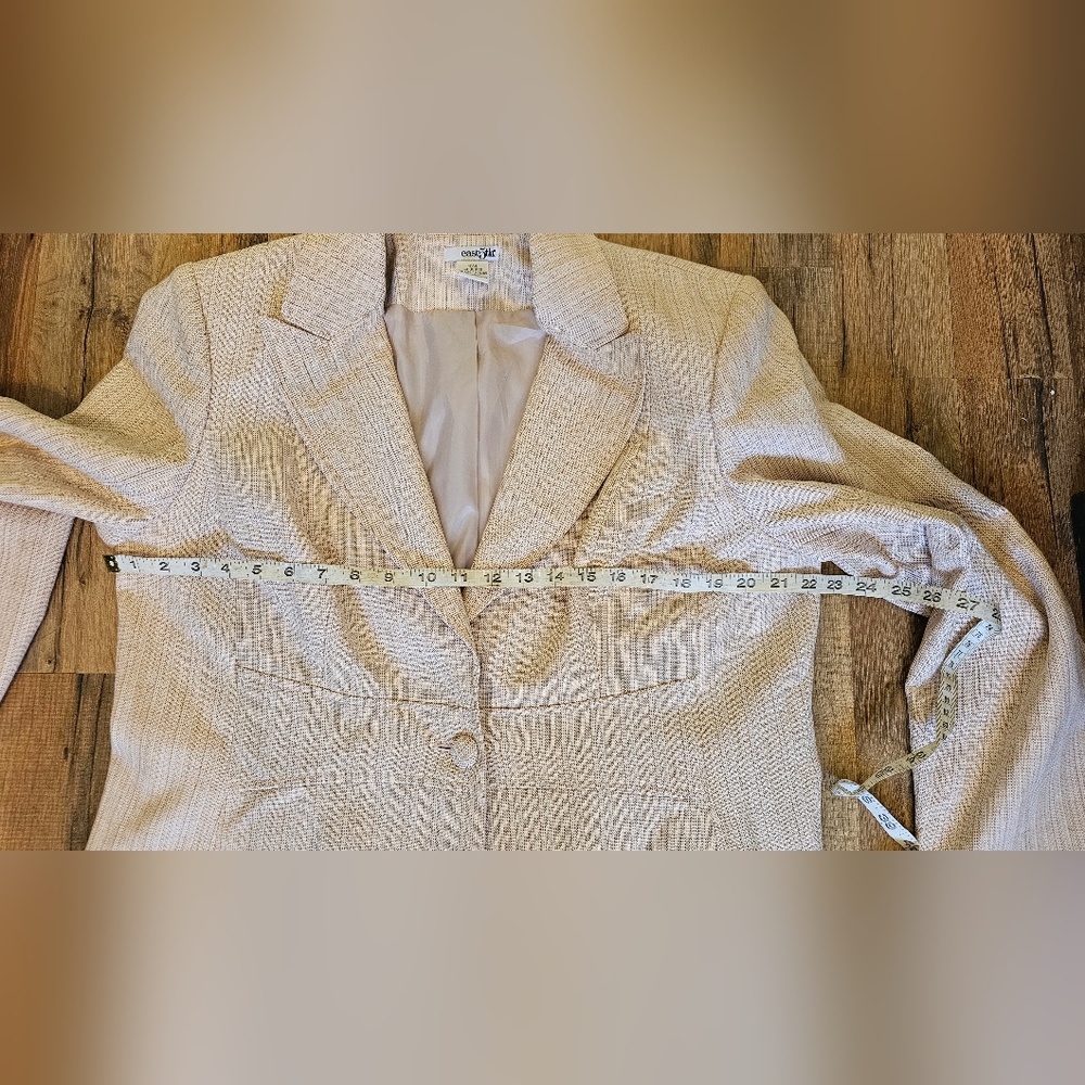 East 5th Blazer and Skirt Set Beige Size 16W - Picture 10 of 10